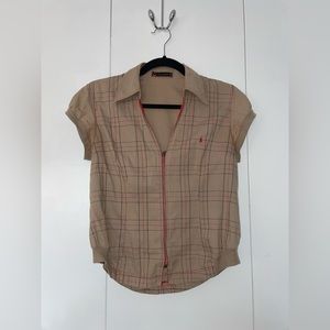 Cop Copine zip-up blouse